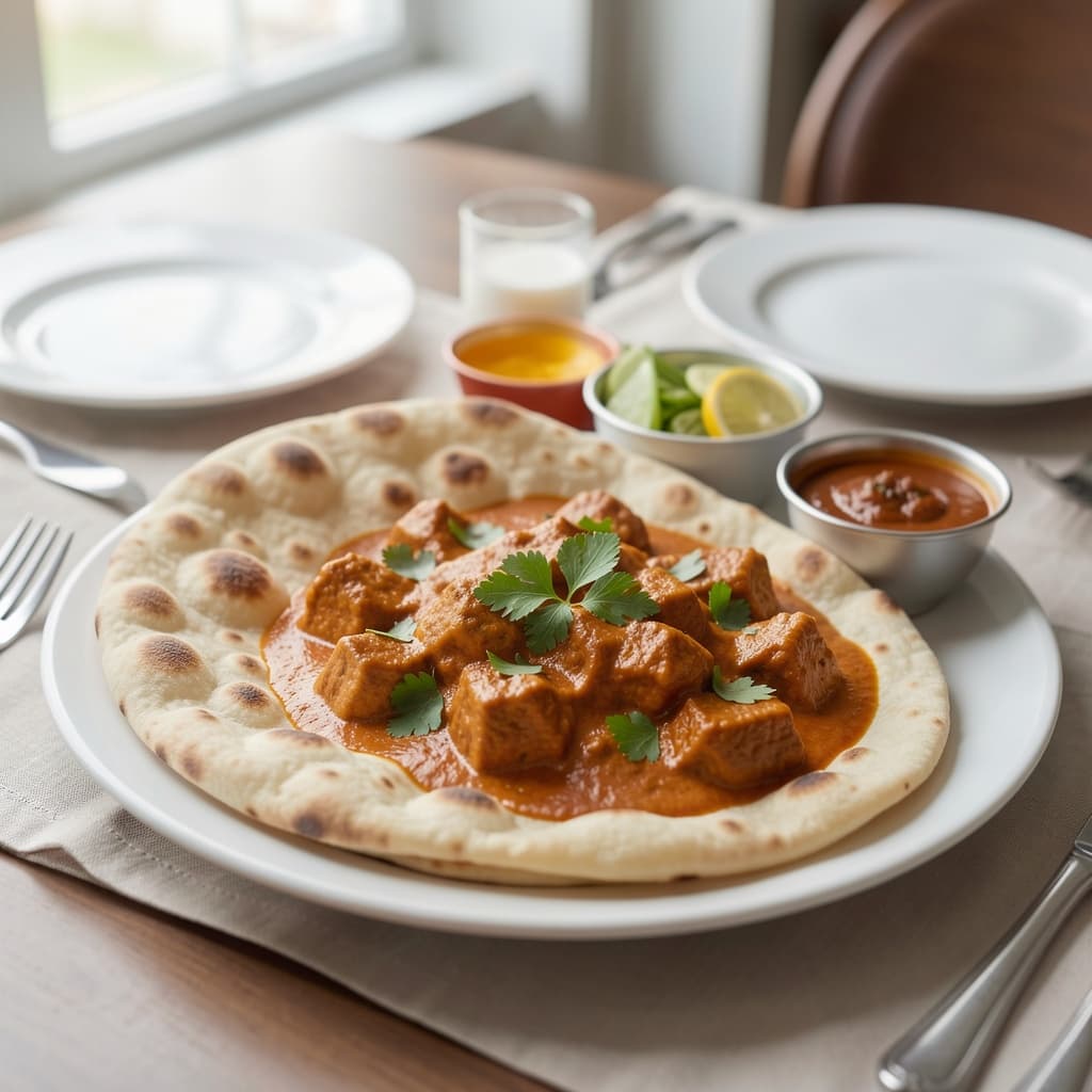 Butter Chicken Naan