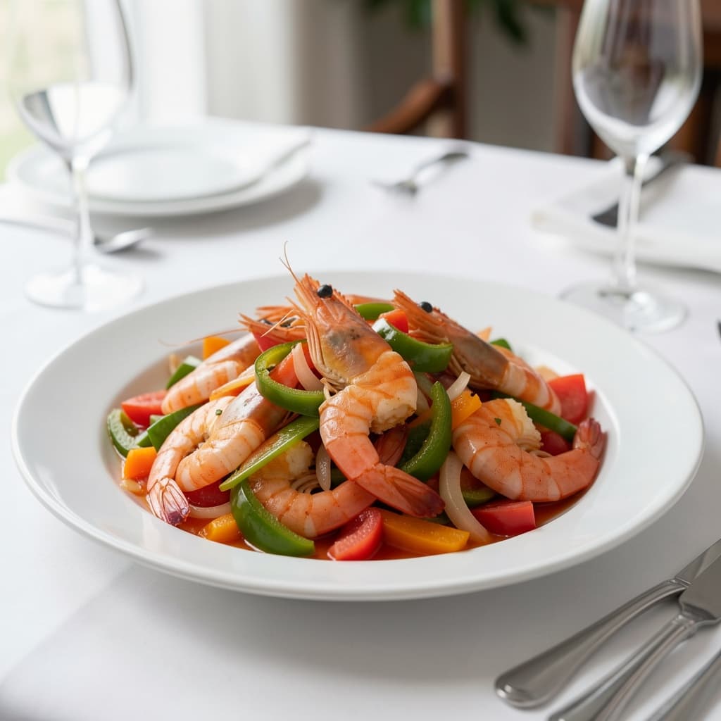 56. Shrimp Kadai