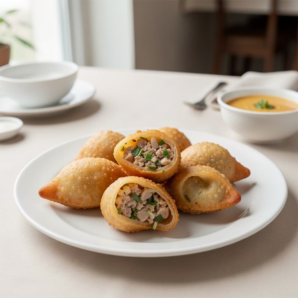 Crispy Deep fried Chicken Momo