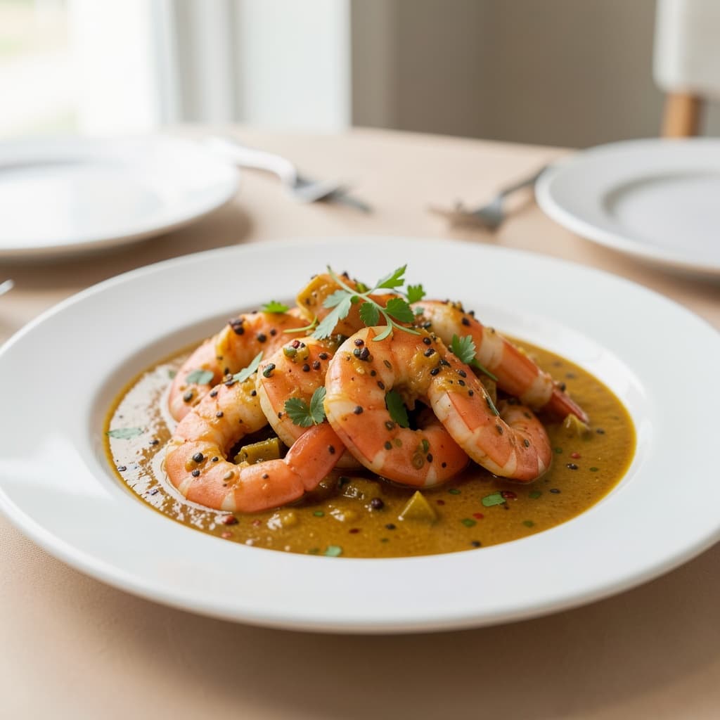64. Shrimp Achari Curry