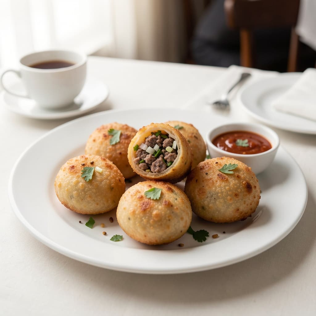Crispy Deep fried Lamb Momo
