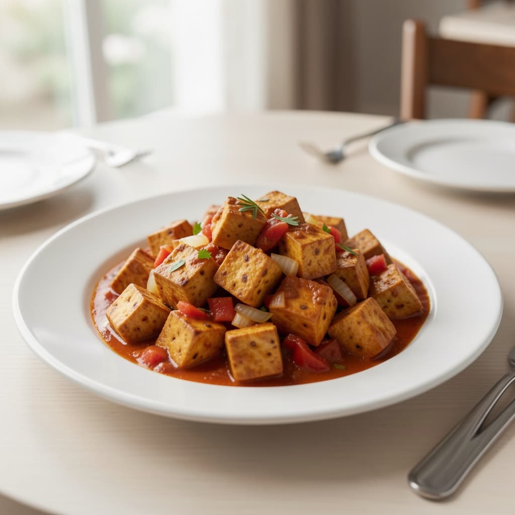 40. Tofu tikka Masala
