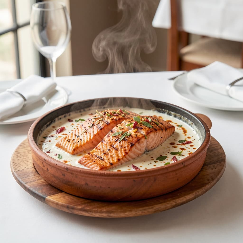 90. Salmon Tandoori ( Grill)