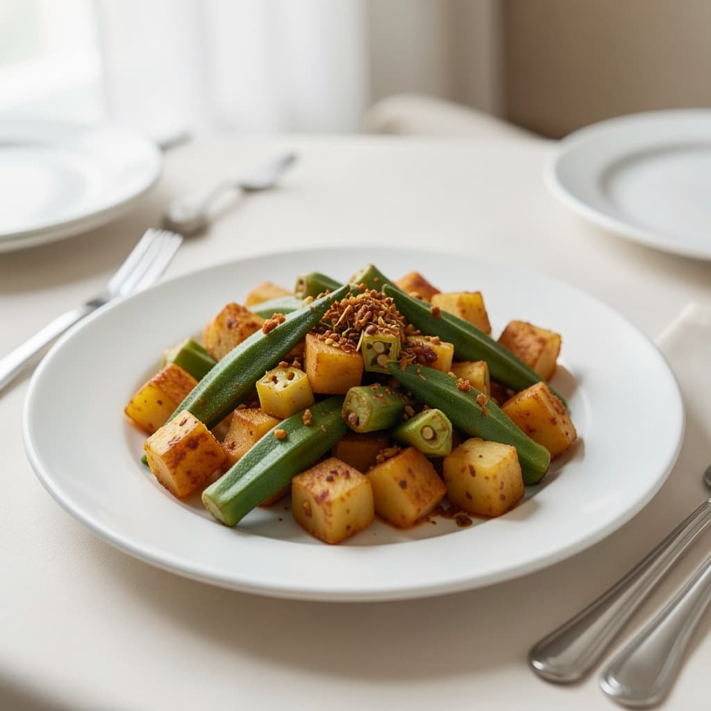 Okra and Potato Curry