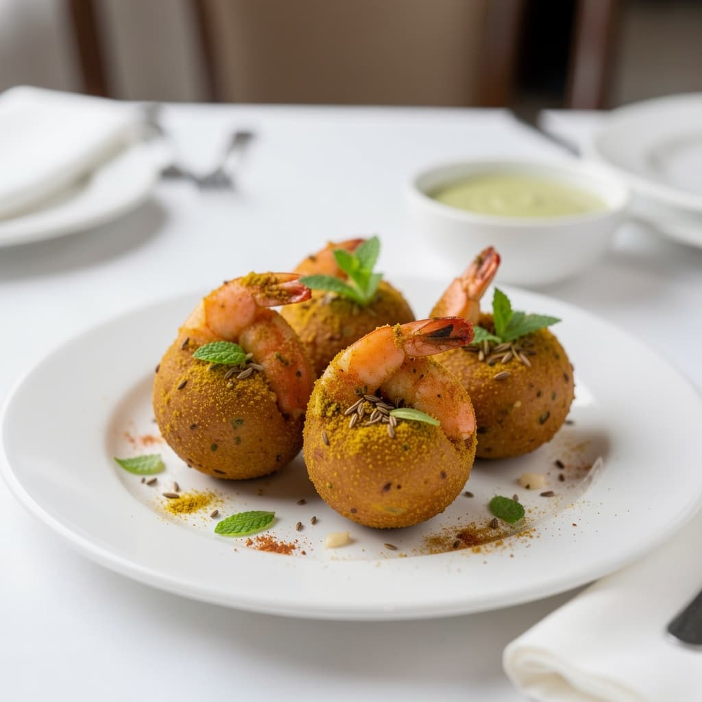 Shrimp pakora (4pcs)